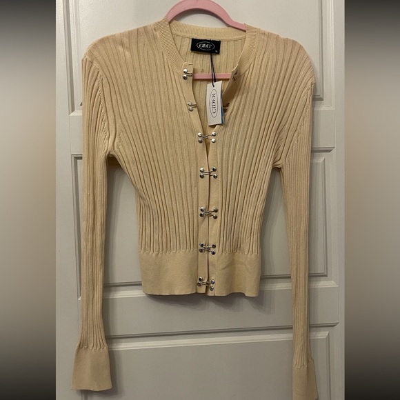 Cider Woman’s Creme Sweater /Cardigan Size:XL NWT - Picture 3 of 12
